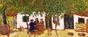 Jozsef Rippl-Ronai In the Vineyard painting